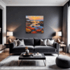 Rocky Tide Pool Sunset Living Room Demo