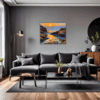 Rocky Tide Pool Sunset Living Room Demo