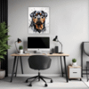 Rottweiler Abstract Art Office Demo
