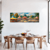 Rural Carousel Scene Dining Room Demo
