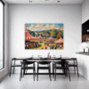 Rural Carousel Scene Dining Room Demo
