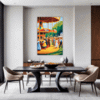Rural Carousel Scene Dining Room Demo