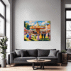 Rural Carousel Scene Living Room Demo