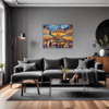 Rural Carousel Scene Living Room Demo