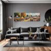 Rural Carousel Scene Living Room Demo