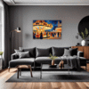 Rural Carousel Scene Living Room Demo