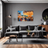 Rural Carousel Scene Living Room Demo