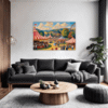 Rural Carousel Scene Living Room Demo