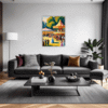 Rural Carousel Scene Living Room Demo