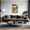Rural Carousel Scene Living Room Demo