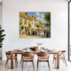 Rural Village Square Dining Room Demo