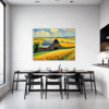 Rustic Barn and Fields Dining Room Demo