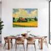 Rustic Barn and Fields Dining Room Demo
