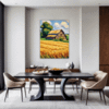Rustic Barn and Fields Dining Room Demo
