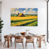 Rustic Barn and Fields Dining Room Demo