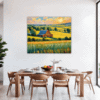 Rustic Barn and Fields Dining Room Demo