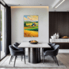 Rustic Barn and Fields Dining Room Demo