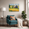 Rustic Barn and Fields Living Room Demo