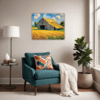 Rustic Barn and Fields Living Room Demo