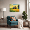 Rustic Barn and Fields Living Room Demo