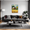 Rustic Barn and Fields Living Room Demo