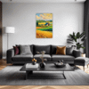 Rustic Barn and Fields Living Room Demo