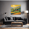 Rustic Barn and Fields Living Room Demo