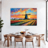 Rustic Countryside Windmill Dining Room Demo