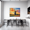 Rustic Countryside Windmill Dining Room Demo