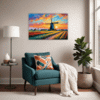 Rustic Countryside Windmill Living Room Demo
