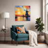 Rustic Countryside Windmill Living Room Demo