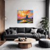 Rustic Countryside Windmill Living Room Demo