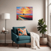 Rustic Countryside Windmill Living Room Demo