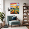 Rustic Countryside Windmill Living Room Demo