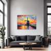 Rustic Countryside Windmill Living Room Demo