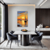 Sailboat Sunset Dining Room Demo