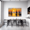 Sailboat Sunset Dining Room Demo