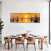 Sailboat Sunset Dining Room Demo