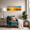 Sailboat Sunset Living Room Demo