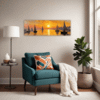 Sailboat Sunset Living Room Demo