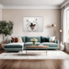 Samoyed Joy Artwork Living Room Demo