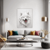 Samoyed Joy Artwork Living Room Demo