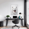 Samoyed Joy Artwork Office Demo