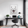 Samoyed Joy Artwork Office Demo