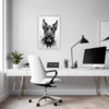 Scottie Dog Illustration Office Demo