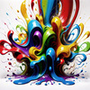 Serene Abstract Color Exploration Color Field Canvas Art