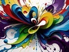 Serene Abstract Color Exploration Color Field Canvas Art