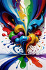 Serene Abstract Color Exploration Color Field Canvas Art
