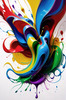 Serene Abstract Color Exploration Color Field Canvas Art