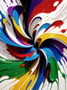 Serene Abstract Color Exploration Color Field Canvas Art